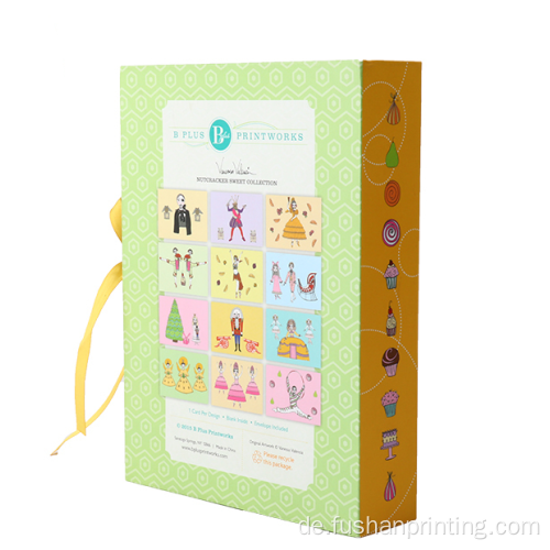 Benutzerdefinierte gedruckte Schmuckverpackungsbuch geformte Geschenkbox